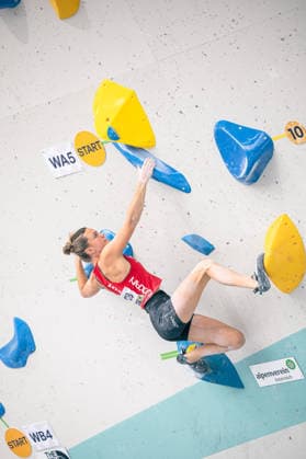 June 17, 2026 Climbing Bouldering World Climbing Series Innsbruck 2026 Womens Qualifying Round Marilu Sommer SUI Innsbruck Climbing Center Innsbruck, Austria,detected_source_language