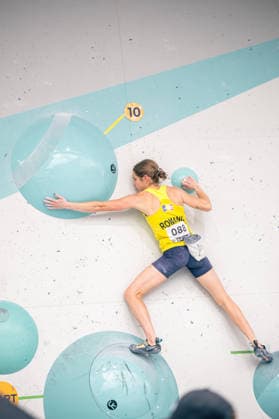 June 17, 2026 Climbing Bouldering World Climbing Series Innsbruck 2026 Womens Qualifying Round Iris Olivia Munteanu ROU Innsbruck Climbing Center Innsbruck, Austria,detected_source_language