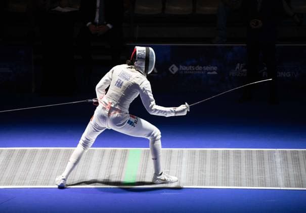 June 17, 2026, Antony, Hauts-De-Seine, France: French foil fencer Ysaora Thibus was eliminated in the round of 16 at the European Fencing Championships by Adeline Senic of Moldova. Antony France - ZUMAp284 20260617_zip_p284_002 Copyright: xMickaelxPintax