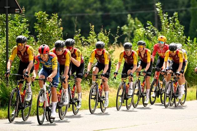 Baloise Belgium Tour 2026 Stage 1 SCHERPENHEUVEN-ZICHEM, BELGIUM - JUNE 17 : rider of team Cofidis during stage 1 of the 95th edition of Baloise Tour of Belgium an UCI ProSeries 2.Pro cycling road race stage for Men Elite of 187.9 km with start in Scherpenheuven-Zichem and finish in Scherpenheuven-Zichem on June 17, 2026 in Scherpenheuven-Zichem, Belgium, 17 06 2026 ( Motordriver Stephan Boone - Scherpenheuven-Zichem Belgium  Copyright: xTomasxSiskx