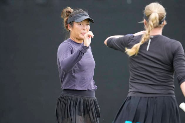 Lexus Nottingham Open - Day Three Eudice Chong of Hong Kong competes during her Round of 32 singles match at the 2026 Lexus Nottingham Open Women s tennis tournament at the Nottingham Tennis Centre in Nottingham, England, on June 17, 2026. Nottingham Great Britain United Kingdom  Copyright: xOwenxHammondx originalFilename:hammond-2026lexu260617_npyJg.jpg