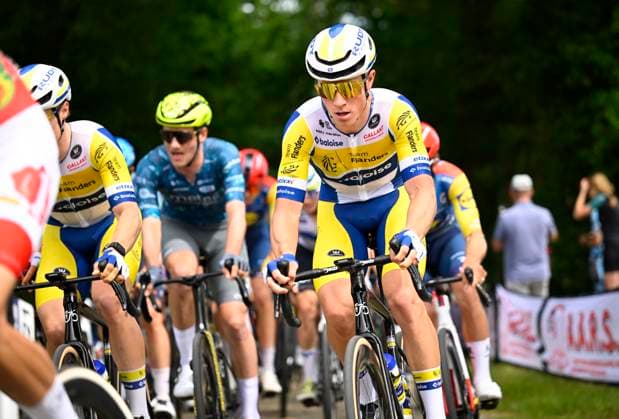 Baloise Belgium Tour 2026 Stage 1 SCHERPENHEUVEN-ZICHEM, BELGIUM - JUNE 17 : rider of team Flanders - Baloise during stage 1 of the 95th edition of Baloise Tour of Belgium an UCI ProSeries 2.Pro cycling road race stage for Men Elite of 187.9 km with start in Scherpenheuven-Zichem and finish in Scherpenheuven-Zichem on June 17, 2026 in Scherpenheuven-Zichem, Belgium, 17 06 2026 ( Motordriver Stephan Boone - Scherpenheuven-Zichem Belgium  Copyright: xTomasxSiskx