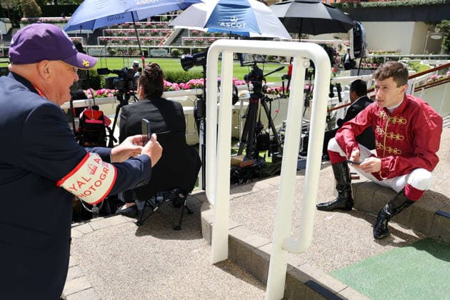 June 17, 2026, Ascot, Windsor, GBR Relaxing before race day