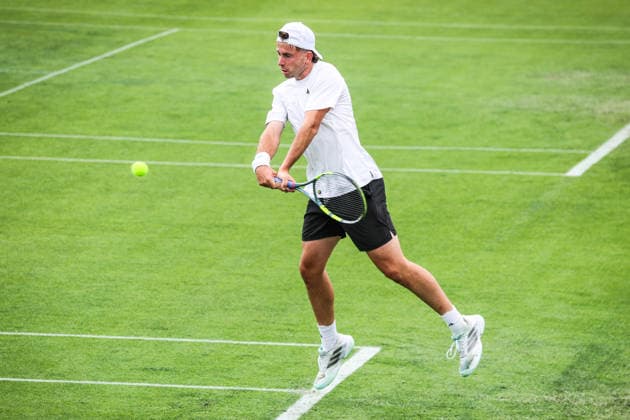ATP, Tennis Herren Men s Tournament, Elm Park Golf & Sports Club, Dublin 17 6 2026 Round of 16 Conor Gannon vs Grigor Dimitrov Conor Gannon of Ireland Conor Gannon 17 6 2026  Copyright: x INPHO TomxMaherx RDR_6225