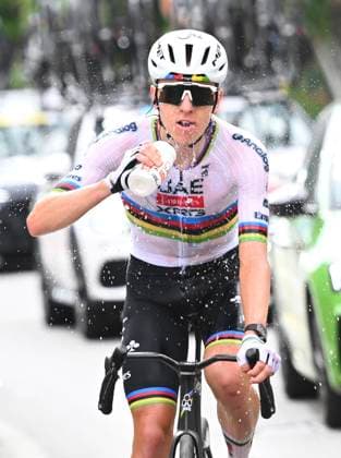 Tour de Suisse 2026 Stage 1 SONDRIO, ITALY - JUNE 17 : Pogacar Tadej (SLO) of UAE Team Emirates - XRG during stage 1 of the 89th edition of Tour de Suisse an UCI World Tour 2.UWT cycling road race stage for Men Elite of 144 km with start in Sondrio and finish in Sondrio on June 17, 2026 in Sondrio, Italy, 17 06 2026 ( Motordriver Guy De Vuyst - Sondrio Italy  Copyright: xVincentxKalutx