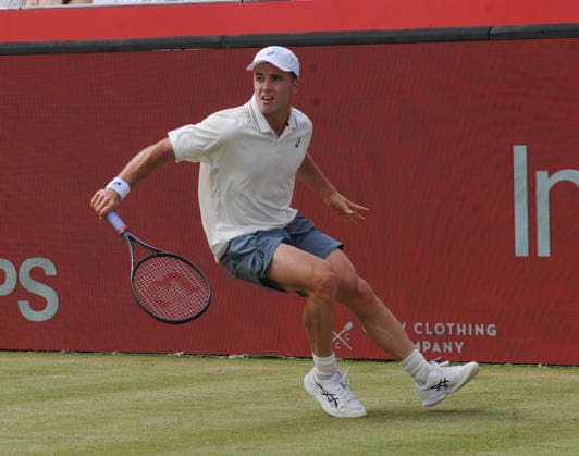 Tennis - HSBC Queen™s Club Championships - Men s ATP, Tennis Herren Tour 500 Tournament - Queen™s Club, London - Wednesday 17th June 2026 Men™s Singles, Second Round; Andy Murray Arena: Adrian Mannarino (FRA) vs. Arthur Fery (GBR) Arthur Fery COLORSPORT ANDREW COWIE 