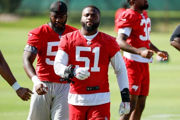 June 17, 2026, Tampa, Florida, USA: Tampa Bay Buccaneers linebacker David Walker (51) jogs, while he warms up during mandatory minicamp at the AdventHealth Training Center in Tampa on Wednesday, June 17, 2026. Tampa USA - ZUMAs70_ 0859377790st Copyright: xJeffereexWoox