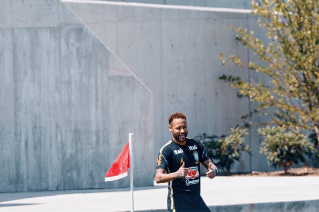Treino da Seleção Brasileira NOVA JERSEY, NJ - 17.06.2026: TREINO DA SELEcaO BRASILEIRA - Neymar Jr. returns to training with the group during a training session of the Brazilian national team, Nationalteam at the New York Red Bulls training center in Morristown, New Jersey, United States. The Brazilian national team faces Haiti on Friday in the second round of Group C of the 2026 FIFA World Cup, WM, Weltmeisterschaft, Fussball (Photo: Marcelo Machado de Melo Fotoarena) x2963805x  MarceloxMachadoxdexMelo