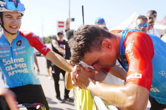 Italy s Matteo Fiorin of Solme Olmo Arvedi winner of stage during Stage 4 of the Giro Next Generation from Matera to Corato Italy, June 17, 2026  Copyright: xFabioxFerrari LaPressex