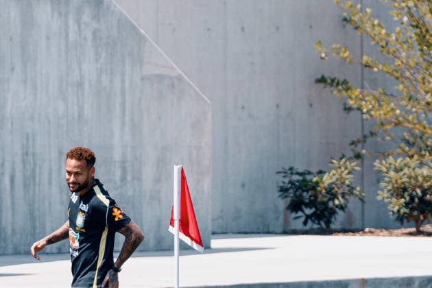 Treino da Seleção Brasileira NOVA JERSEY, NJ - 17.06.2026: TREINO DA SELEcaO BRASILEIRA - Neymar Jr. returns to training with the group during a Brazilian national team, Nationalteam training session at the New York Red Bulls training center in Morristown, New Jersey, United States. The Brazilian national team faces Haiti on Friday in the second round of Group C of the 2026 FIFA World Cup, WM, Weltmeisterschaft, Fussball (Photo: Marcelo Machado de Melo Fotoarena) x2963819x  MarceloxMachadoxdexMelo