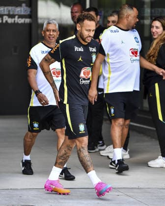 Neymar joins training at their New Jersey base the Columbia Park Training Facility in Morristown, NJ, United States. (Photo by Rebekah Wynkoop SPP)  Copyright: xRebekahxWynkoop SPPx Sportspressphoto_SPR168465
