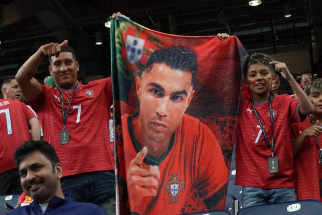 Portuguese supporters are seen prior to a 2026 World Cup Group K soccer match between Portugal and the Democratic Republic of Congo, in Houston, Texas, USA, 17 June 2026 . Portugal vs Democratic Republic of Congo !ACHTUNG: NUR REDAKTIONELLE NUTZUNG!  Copyright: xCarlosxRamírezx GRAF196 20260617-55020624742_1