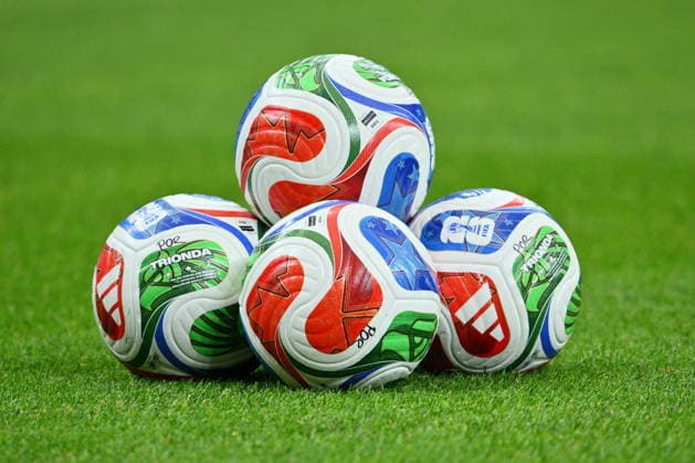 FIFA World Cup, WM, Weltmeisterschaft, Fussball 2026 - Group K - Portugal vs DR Congo Footballs on the pitch prior to the FIFA World Cup 2026 group stage match Portugal against Democratic Republic of Congo, in Houston, USA, 17 June 2026. HOUSTON United States  Copyright: xSAMxWASSONx
