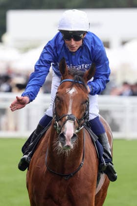 June 17, 2026, Ascot, Windsor, GBR Ombudsman, ridden by William Buick, after winning the Prince of Waless Stakes at Ascot Racecourse Horse, Jockey, Ombudsman, Buick, Victory 260617D573ROYAL ASCOT JPG,detected_source_language