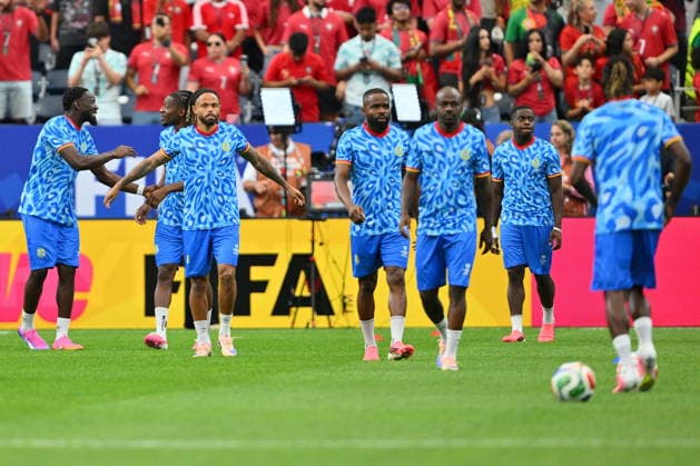 FIFA World Cup, WM, Weltmeisterschaft, Fussball 2026 - Group K - Portugal vs DR Congo Players of DR Congo warm up before the FIFA World Cup 2026 group stage match Portugal against Democratic Republic of Congo, in Houston, USA, 17 June 2026. HOUSTON United States  Copyright: xSAMxWASSONx