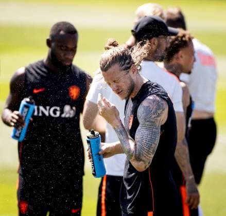 KANSAS CITY - Wout Weghorst of the Netherlands during a training session of the Dutch national team, Nationalteam at the KC Current Training Facility, on June 17, 2026, in Kansas City. The Dutch team is preparing for the match against Sweden at the FIFA World Cup, WM, Weltmeisterschaft, Fussball KOEN VAN WEEL ANP xVIxANPxSportx xxANPxIVx 561267211 originalFilename: 561267211.jpg