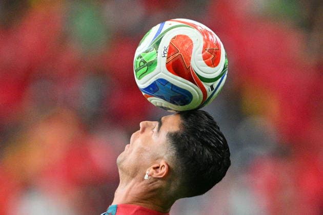 FIFA World Cup, WM, Weltmeisterschaft, Fussball 2026 - Group K - Portugal vs DR Congo Cristiano Ronaldo of Portugal warms up before the FIFA World Cup 2026 group stage match Portugal against Democratic Republic of Congo, in Houston, USA, 17 June 2026. HOUSTON United States  Copyright: xSAMxWASSONx