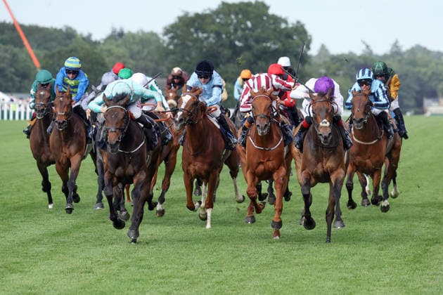 June 17, 2026, Ascot, Windsor, GBR Alobayyah, third from the left with Tom Marquand aboard, wins the Kensington Palace Stakes at Ascot Racecourse Horse, Jockey, Alobayyah, Marquand, Victory, Finish, Finish Line 260617D606ROYAL ASCOT JPG,detected_source_language