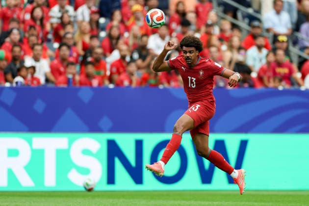 Renato Veiga of Portugal controls the ball during the 2026 FIFA World Cup Group K match between Portugal and the Democratic Republic of the Congo at Houston Stadium on June 17, 2026, in Houston, United States. Photo by Torbjorn Tande, DeFodi Images,detected_source_language