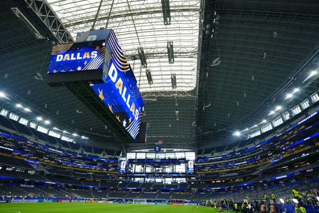 A general view of the Dallas stadium England v Croatia, 2026 FIFA World Cup, WM, Weltmeisterschaft, Fussball Group L, Football, Dallas Stadium, Arlington, Texas, USA - 17 Jun 2026Arlington Dallas Stadium Texas (TX) United States of America EDITORIAL USE ONLY No use with unauthorised audio, video, data, fixture lists, club league logos or live services. Online in-match use limited to 120 images, no video emulation. No use in betting, games or single club league player publications.  Copyright: xJavierxGarcia Shutterstockx 16928920a