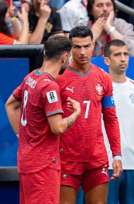2026 FIFA World Cup, Group K, Match 1, Portugal vs. DR Congo, June 17, 2026, at NRG Stadium in Houston, Texas Cristiano Ronaldo Bruno Fernandes,detected_source_language Copyright: xBahhoxKarax