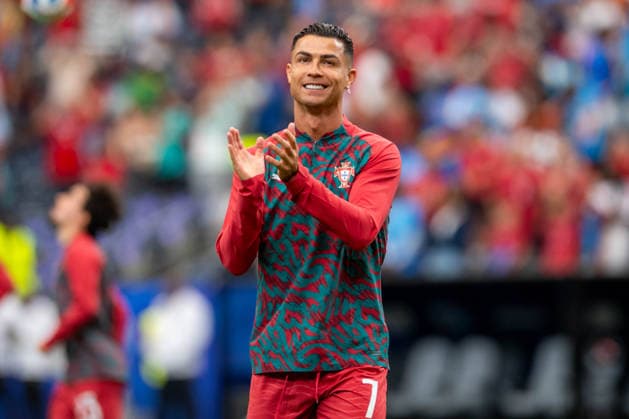 June 17, 2026: Portugal forward Cristiano Ronaldo (7) responds to the fans prior to a FIFA World Cup, WM, Weltmeisterschaft, Fussball Group K match between Portugal and DR Congo in Houston, TX. .. CSM USA - ZUMAc04_ 20260617_faf_c04_009 Copyright: xTraskxSmithx