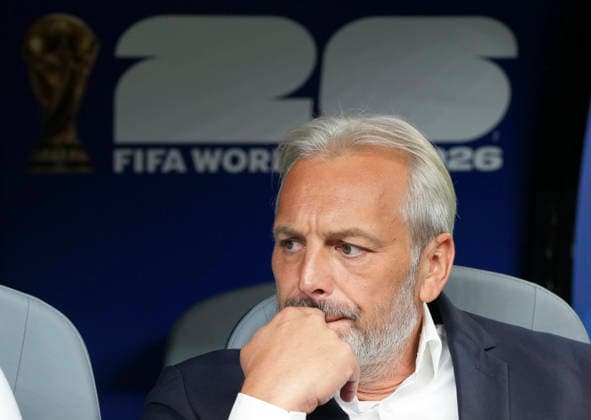 (260618) -- HOUSTON, June 18, 2026 -- Sebastien Desabre, head coach of the Democratic Republic of the Congo (DRC) is seen before the group K match between Portugal and the Democratic Republic of the Congo (DRC) at the 2026 FIFA World Cup, WM, Weltmeisterschaft, Fussball at Houston Stadium in Houston, the United States, June 17, 2026. ) (SP)U.S.-HOUSTON-FOOTBALL-FIFA WORLD CUP-GROUP K-POR VS COD XiaoxYijiu 