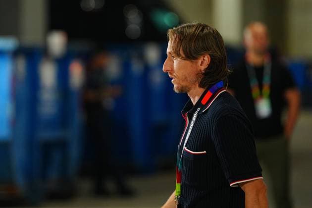 Luka Modric of Croatia arriving at the stadium England v Croatia, 2026 FIFA World Cup, WM, Weltmeisterschaft, Fussball Group L, Football, Dallas Stadium, Arlington, Texas, USA - 17 Jun 2026Arlington Dallas Stadium Texas (TX) United States of America EDITORIAL USE ONLY No use with unauthorised audio, video, data, fixture lists, club league logos or live services. Online in-match use limited to 120 images, no video emulation. No use in betting, games or single club league player publications.  Copyright: xJavierxGarcia Shutterstockx 16928920c