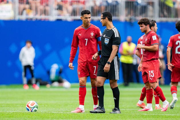 2026 FIFA World Cup, Group K, Match 1, Portugal vs. DR Congo, June 17, 2026, at NRG Stadium in Houston, Texas. Goal to make it 1–1 by Yoane Wissa and Cristiano Ronaldo,detected_source_language Copyright: xBahhoxKarax