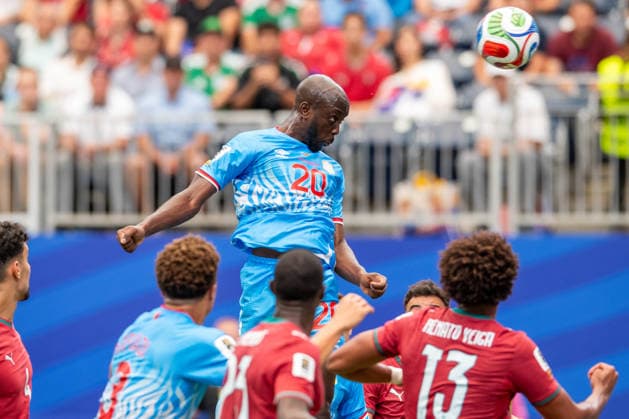June 17, 2026: DR Congo forward Yoane Wissa (20) scores a goal with a header during a FIFA World Cup, WM, Weltmeisterschaft, Fussball Group K match between Portugal and DR Congo in Houston, TX. .. CSM FIFA World Cup 2026: Portugal Vs DR Congo JUN 17  - ZUMAc04_ 20260617_faf_c04_022 Copyright: xTraskxSmithx