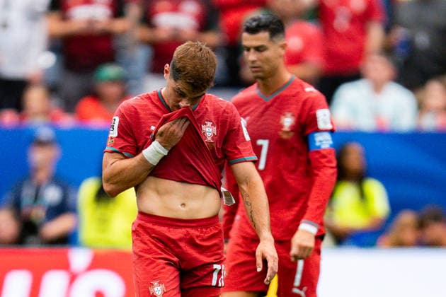 2026 FIFA World Cup, Group K, Match 1, Portugal vs. DR Congo, June 17, 2026, at NRG Stadium in Houston, Texas. Goal to make it 1–1 by Yoane Wissa and Cristiano Ronaldo,detected_source_language Copyright: xBahhoxKarax