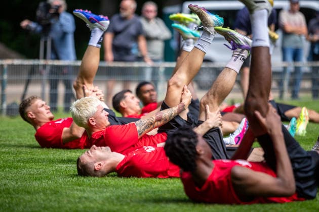 Football, RL North-East, Greifswalder FC, start of pre-season training