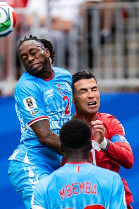 FIFA Fussball Weltmeisterschaft 2026, Gruppe K, Spiel 1, Portugal vs. DR Kongo, 17.06.2026 im NRG Stadium in Houton, Texas Cristiano Ronaldo *** 2026 FIFA World Cup, Group K, Match 1, Portugal vs. DR Congo, June 17, 2026, at NRG Stadium in Houston, Texas Cristiano Ronaldo,detected_source_language Copyright: xBahhoxKarax