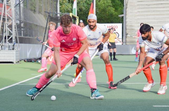 Field hockey, men’s, FIH Pro League, India v Germany