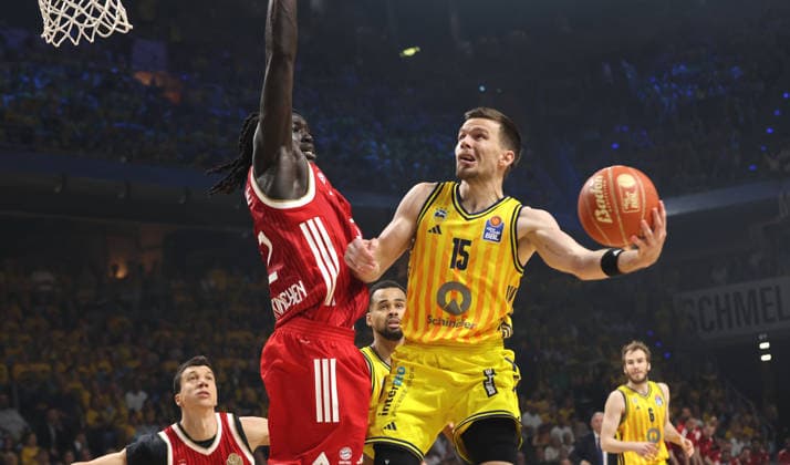Basketball, BBL, Play-off Final, Game 3, ALBA Berlin v FC Bayern Munich