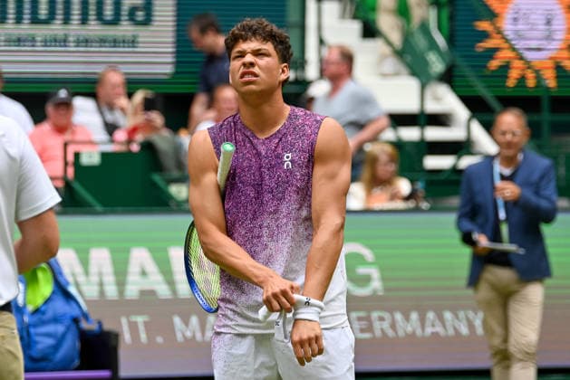 Ben Shelton, USA, TERRA WORTMANN Open 2026, Tennis, ATP, Mens 500, Tournament, Main Draw, June 17, 2026, TERRA WORTMANN Open 2026, Tennis, ATP, Mens 500, Tournament, Main Draw, June 17, 2026, Indoor,detected_source_language Copyright: xEibner-Pressefoto RobertxGertzenx EP_RGN