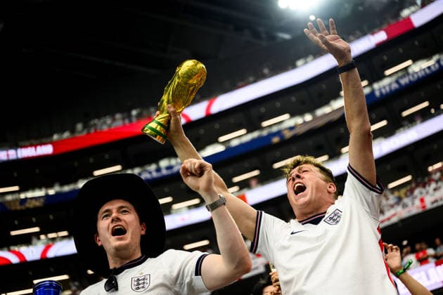 260617 Fans of England ahead of the FIFA World Cup, WM, Weltmeisterschaft, Fussball 2026 football match between England and Croatia on June 17, 2026 in Dallas. Photo: Joel Marklund BILDBYRAN kod JM JM0826 bbeng fotboll football soccer fotball vm fotbolls-vm fotball-vm fotbolls-vm 2026 fifa world cup 2026 england kroatien croatia publik *** June 17, 2026  Copyright: JOELxMARKLUND BB260617JM003