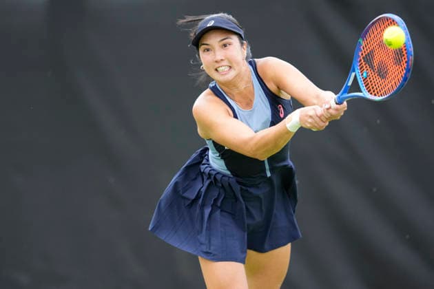 Lexus Nottingham Open - Day Three Aldila Sutjiadi of Indonesia competes during the round of 16 doubles match at the 2026 Lexus Nottingham Open Women s tennis tournament at the Nottingham Tennis Centre in Nottingham, England, on June 17, 2026. London Great Britain United Kingdom  Copyright: xOwenxHammondx originalFilename:hammond-2026lexu260617_npN3j.jpg
