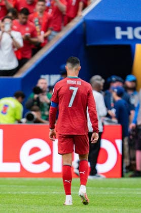 2026 FIFA World Cup, Group K, Match 1, Portugal vs. DR Congo, June 17, 2026, at NRG Stadium in Houston, Texas Cristiano Ronaldo dissatisfied, unhappy, annoyed, angry, disappointed,detected_source_language Copyright: xBahhoxKarax