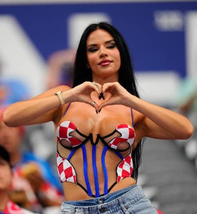 England v Croatia - FIFA World Cup, WM, Weltmeisterschaft, Fussball 2026 - Group L ARLINGTON, UNITED STATES - JUNE 17: Croatian model Ivana Knoll poses for a photo prior the 2026 FIFA World Cup First Stage Group L match between England and Croatia at Dallas Stadium in Arlington, Texas, United States on June 17, 2026. Jose Hernandez Anadolu Texas United States. Editorial use only. Please get in touch for any other usage.  Copyright: x2026xAnadoluxJosexHernandezx