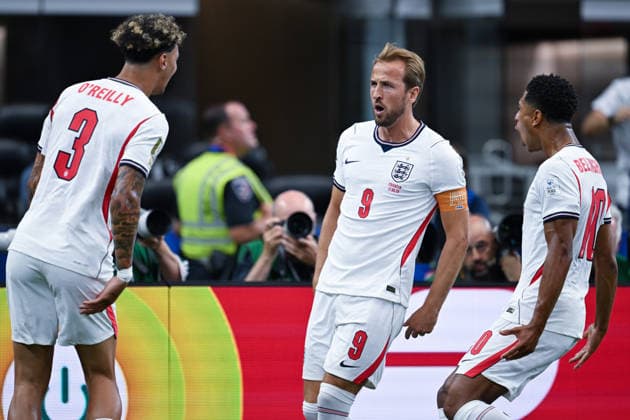 Gc Dallas (Stati Uniti) 17 06 2026 - Mondiali di Calcio 2026 Inghilterra-Croazia foto Giacomo Cosua Image nella foto: esultanza gol Harry Kane 