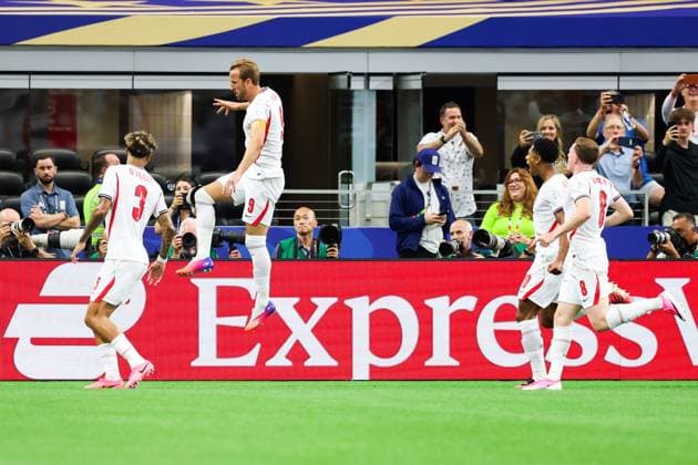 RECORD DATE NOT STATED FIFA World Cup, WM, Weltmeisterschaft, Fussball 2026 - Group L - England v Croatia Harry Kane player of England celebrates his goal during the match between England and Croatia in the first round of Group L of the 2026 FIFA World Cup group stage at Dallas Stadium, in Texas, United States, on Wednesday, June 17, 2026.(Foto: William Volcov Brazil Photo Press IMAGO) Sports Arlington TX United States of America Copyright: xWILLIAMxVOLCOVx