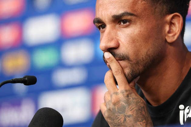 Danilo of Brazil speaks during a press conference, PK, Pressekonferenz as part of the FIFA World Cup, WM, Weltmeisterschaft, Fussball 2026 in Basking Ridge, New Jersey, USA, 17 June 2025. FIFA World Cup 2026 - Brazil press conference !ACHTUNG: NUR REDAKTIONELLE NUTZUNG!  Copyright: xSebastiaoxMoreirax GR3422 20260617-55020627540_1