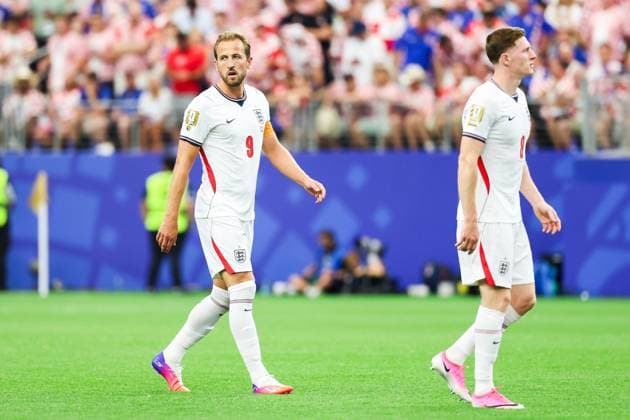 RECORD DATE NOT STATED FIFA World Cup, WM, Weltmeisterschaft, Fussball 2026 - Group L - England v Croatia Harry Kane player of England scores their first goal during the match between England and Croatia in the first round of Group L of the 2026 FIFA World Cup group stage at Dallas Stadium, in Texas, United States, on Wednesday, June 17, 2026.(Foto: William Volcov Brazil Photo Press IMAGO) Sports Arlington TX United States of America Copyright: xWILLIAMxVOLCOVx
