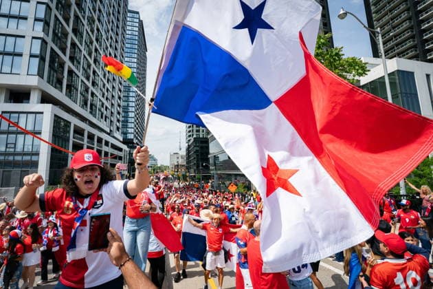 Football, 2026 FIFA World Cup, Ghana v Panama, fans in Toronto
