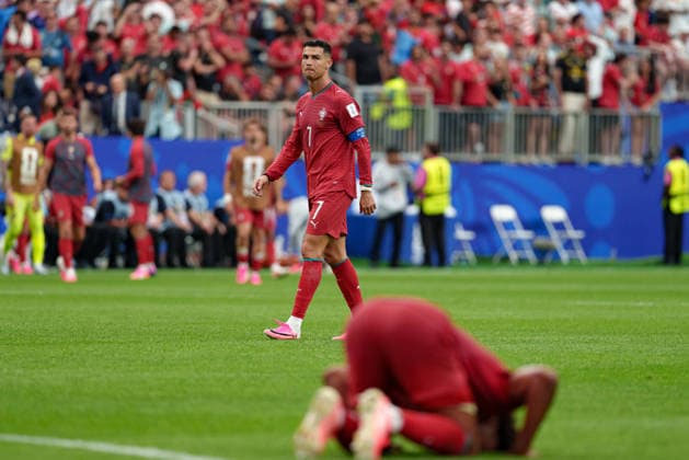 Cristiano Ronaldo seen during FIFA World Cup, WM, Weltmeisterschaft, Fussball 2026 game between national teams of Portugal and DR Congo (Alejandro Espino Ball Raw Images) Arlington Dallas Stadium USA Copyright: xGrzegorzxWajdax alejandroespino_portugal_drcongo_2526_5-13
