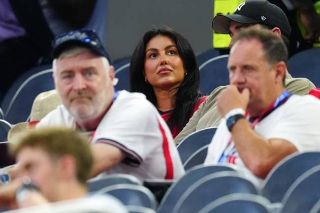 Olivia Naylor, the wife of John Stones after the match England v Croatia, 2026 FIFA World Cup, WM, Weltmeisterschaft, Fussball Group L, Football, Dallas Stadium, Arlington, Texas, USA - 17 Jun 2026Arlington Dallas Stadium Texas (TX) United States of America EDITORIAL USE ONLY No use with unauthorised audio, video, data, fixture lists, club league logos or live services. Online in-match use limited to 120 images, no video emulation. No use in betting, games or single club league player publications.  Copyright: xJavierxGarcia Shutterstockx 16928920ff