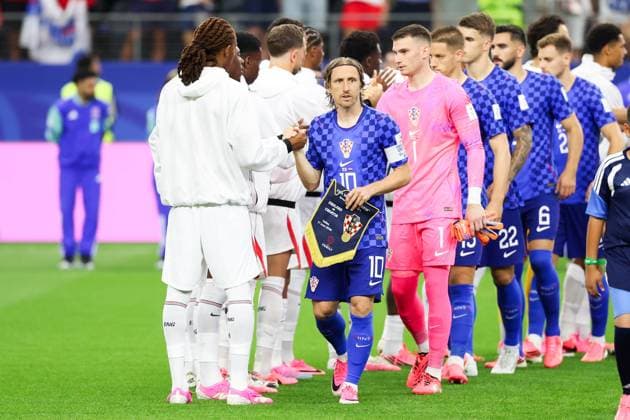 RECORD DATE NOT STATED FIFA World Cup, WM, Weltmeisterschaft, Fussball 2026 - Group L - England v Croatia Luka Modric player of Croatia before the match between England and Croatia in the first round of Group L of the 2026 FIFA World Cup group stage at Dallas Stadium, in Texas, United States, on Wednesday, June 17, 2026.(Foto: William Volcov Brazil Photo Press IMAGO) Sports Arlington TX United States of America Copyright: xWILLIAMxVOLCOVx