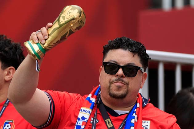 A fan of Panama reacts before the FIFA World Cup, WM, Weltmeisterschaft, Fussball 2026 group stage match Ghana against Panama at BMO Stadium in Toronto, Canada, 17 June 2026. FIFA World Cup 2026 - Group L- Ghana vs Panama !ACHTUNG: NUR REDAKTIONELLE NUTZUNG!  Copyright: xBienvenidoxVelascox GR4062 20260617-55020628669_1