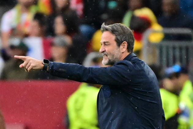 FIFA World Cup, WM, Weltmeisterschaft, Fussball 2026 - Group L - Ghana vs Panama Panama s head coach Thomas Christiansen gestures during the FIFA World Cup 2026 group stage match Ghana against Panama, in Toronto, Canada, 17 June 2026. TORONTO Canada  Copyright: xEDUARDOxLIMAx
